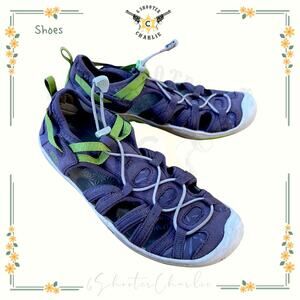 Keen Women’s Size 5 Moxie Sandals Purple And Green Hiking Shoe 1016694